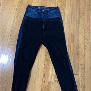 2 for 40!!!!!!! American eagle highest waist jeans